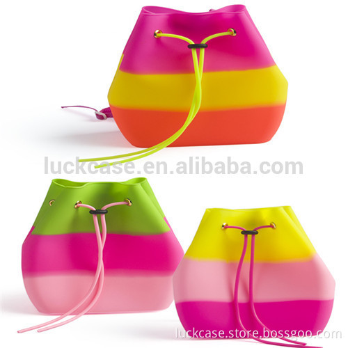 Best Selling Mixed Color Waterproof Silicone Jelly Shoulder Backpack